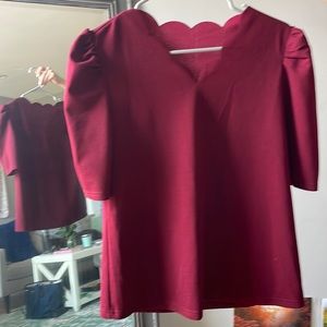 A forma maroon/burgundy blouse